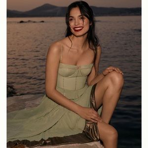Anthropologie corset dress